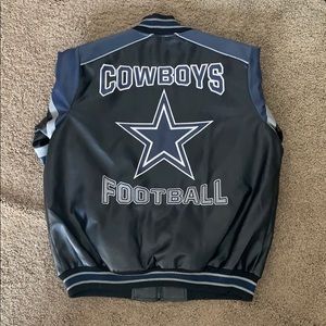 Vintage Dallas Cowboys leather jacket